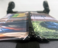 Suitcase case made of biflex material