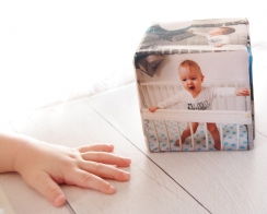 Size of the cube with photo 10x10x10 cm