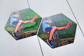 Matte and Metallic photo paper on magnetic vinyl