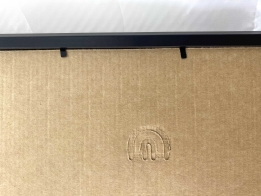 A poster frame can be hung on the wall properly and beautifully