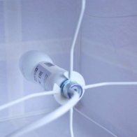 Cube nightlight base and bulb with photos