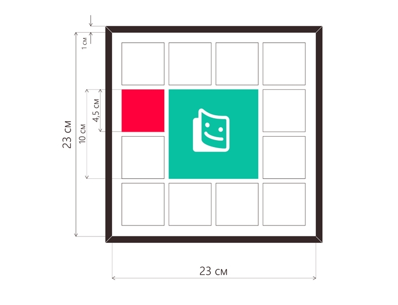 Layout from 13 photos
