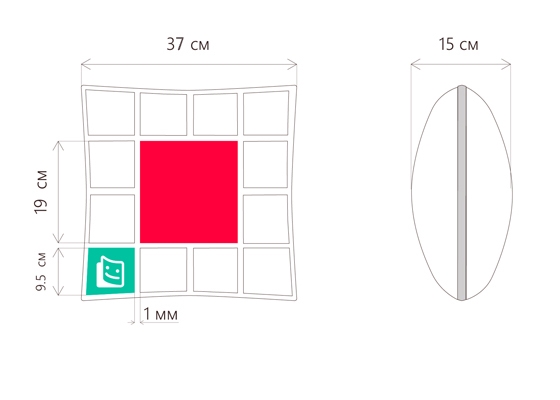 Layout from 13 photos