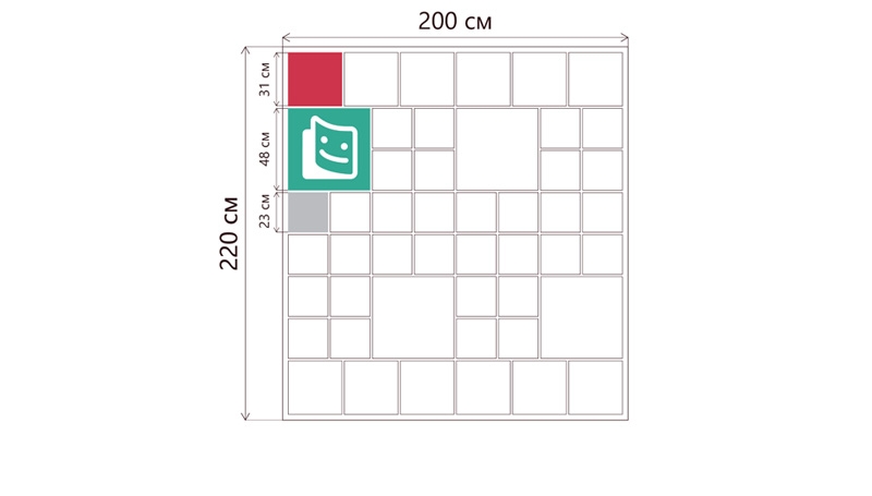 Layout from 48 photos