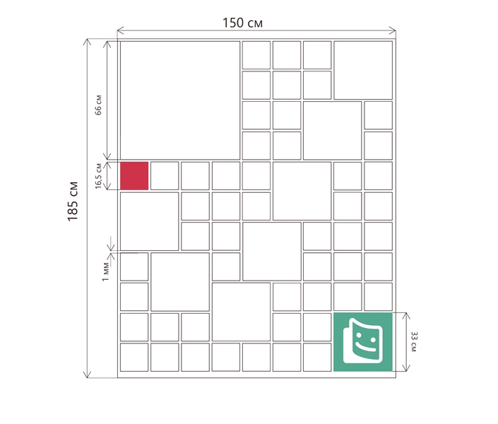 Layout from 60 photos