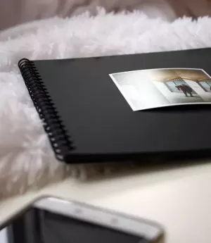 square photo album