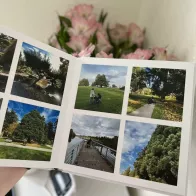 order a photo album with a hard cover