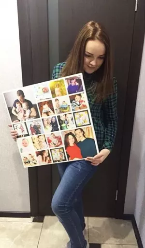 you can order a collage on canvas from photos at our store