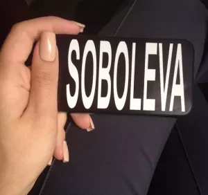 the last name on the iPhone case