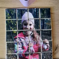 puzzle made of chocolate