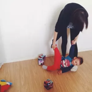 A gift for the baby's mother for the second birthday