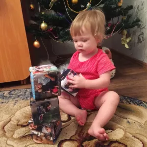 Christmas present for a 1-year-old child