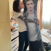 order a pillow with Edward Cullen or Robert Pattinson