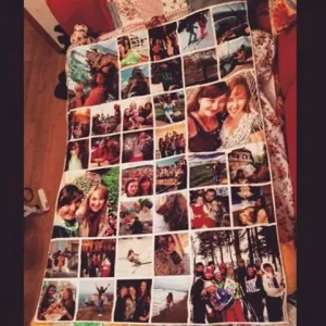 Gift to a friend photo blanket in Germany