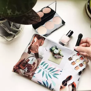 personalized cosmetic bag design