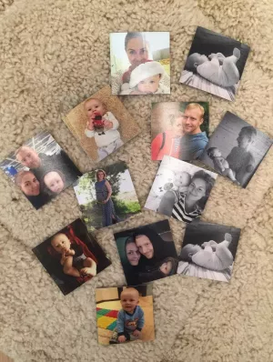 custom vinyl photo magnets