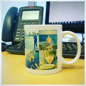 photo printing on a mug in Yekaterinburg