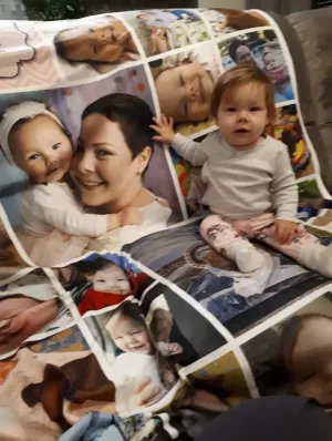 fleece blanket with photo for kids