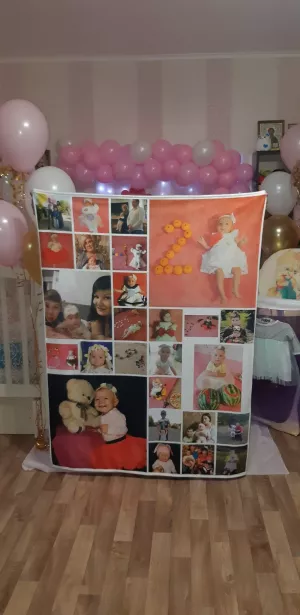 order a photo of a blanket as a gift for a child for 2 years