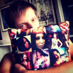 Pillow with photos