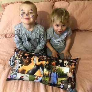 30x60 cm cushion with a photo to order