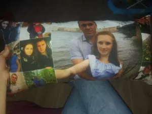 Pillow with a photo as a gift for your husband