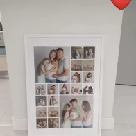 How to beautifully decorate a poster of photos from the disc