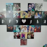 order a magnetic puzzle on the fridge in the shape of a hear