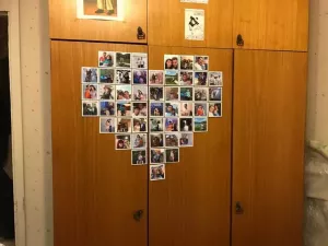 Order a heart collage from a photo