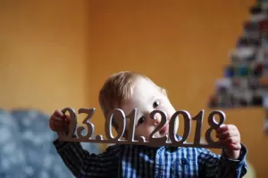 Date of birth from wood