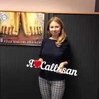 Logo carved out of wood to order
